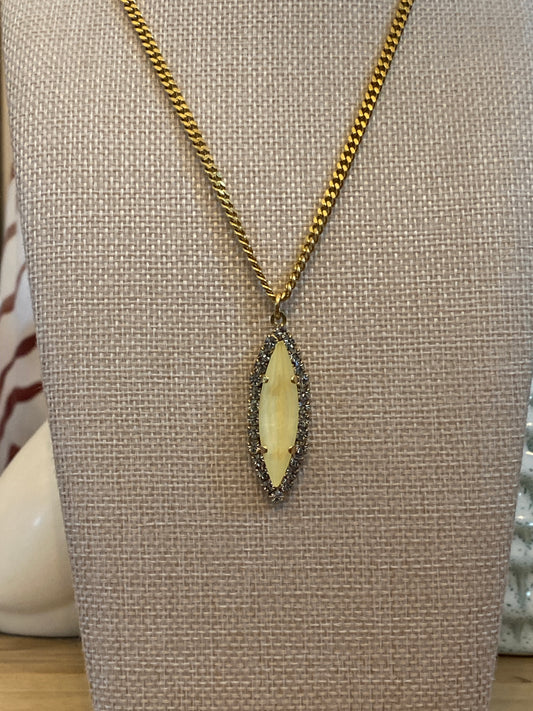 TOVA Alyssa Necklace in Fairy Dust Ultra Canary