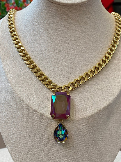 TOVA Juno Purple Necklace