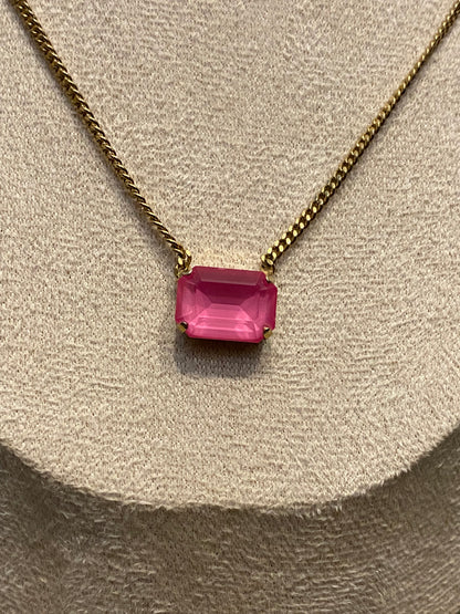 TOVA Rubin Necklace in Pink