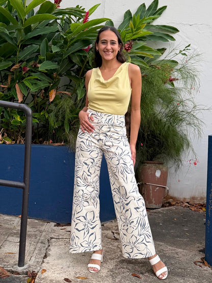 Blue Bloom Pants
