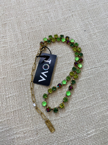 TOVA Oakland Necklace Mint Green