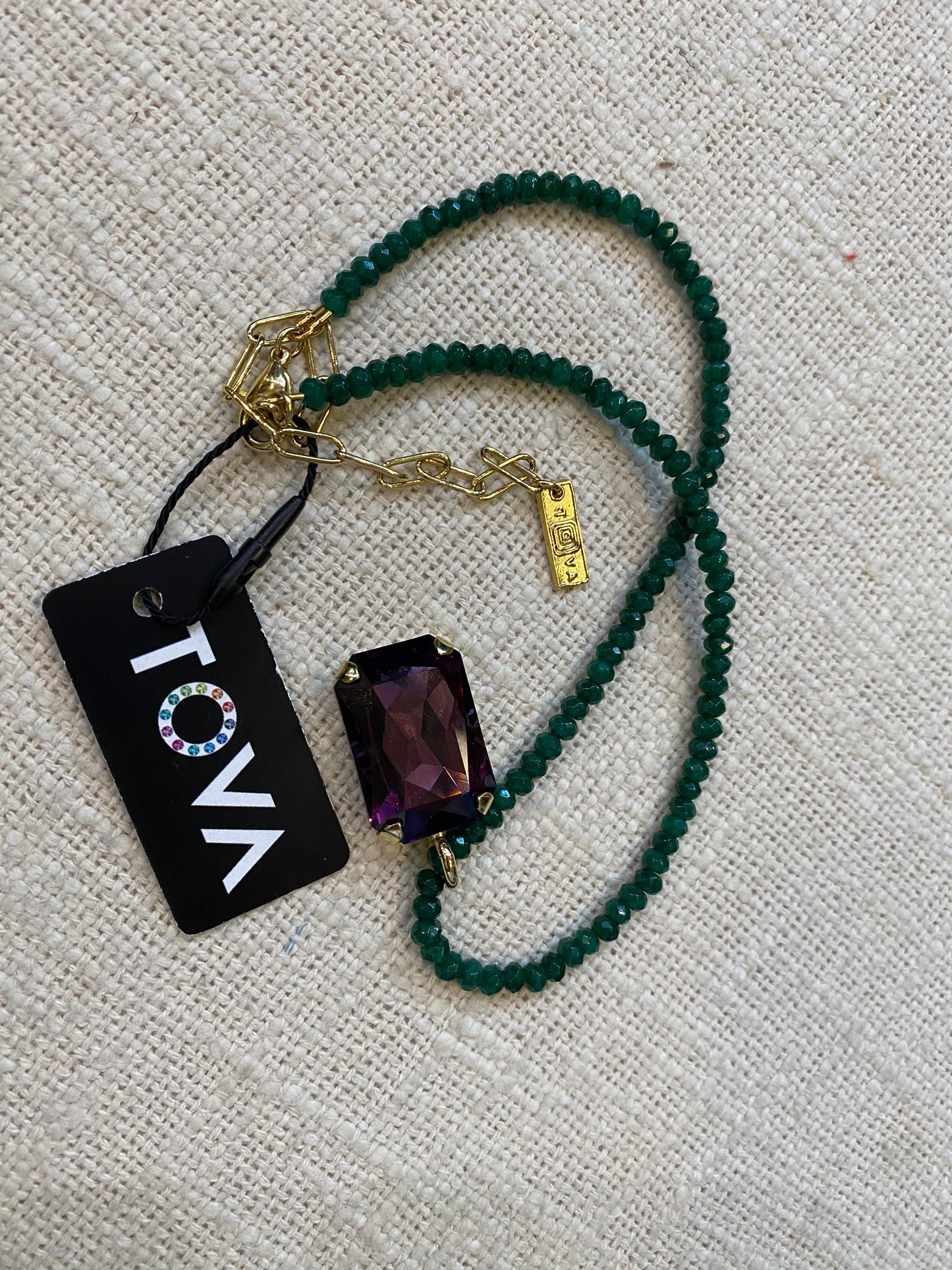 TOVA Tammy Necklace Amethyst