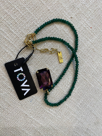 TOVA Tammy Necklace Amethyst