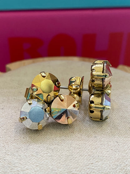 TOVA Ines Earrings in Mixed Metal