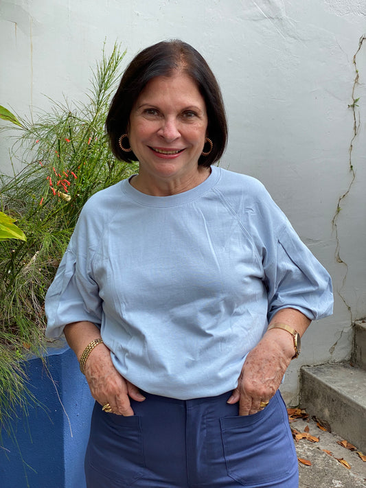 Blue Juliana Top