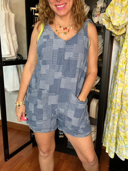 Indigo Romper