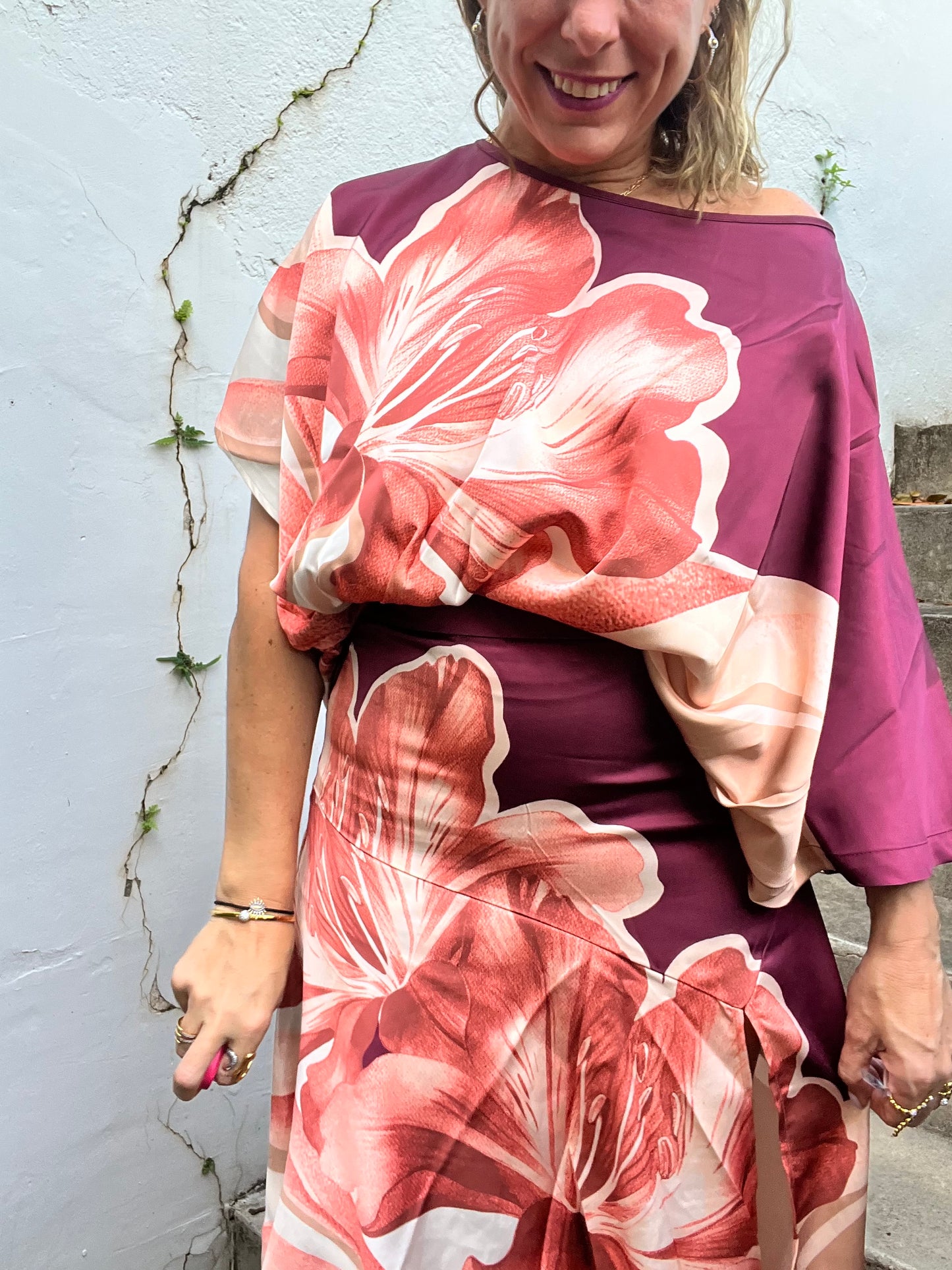 Satin Floral Set