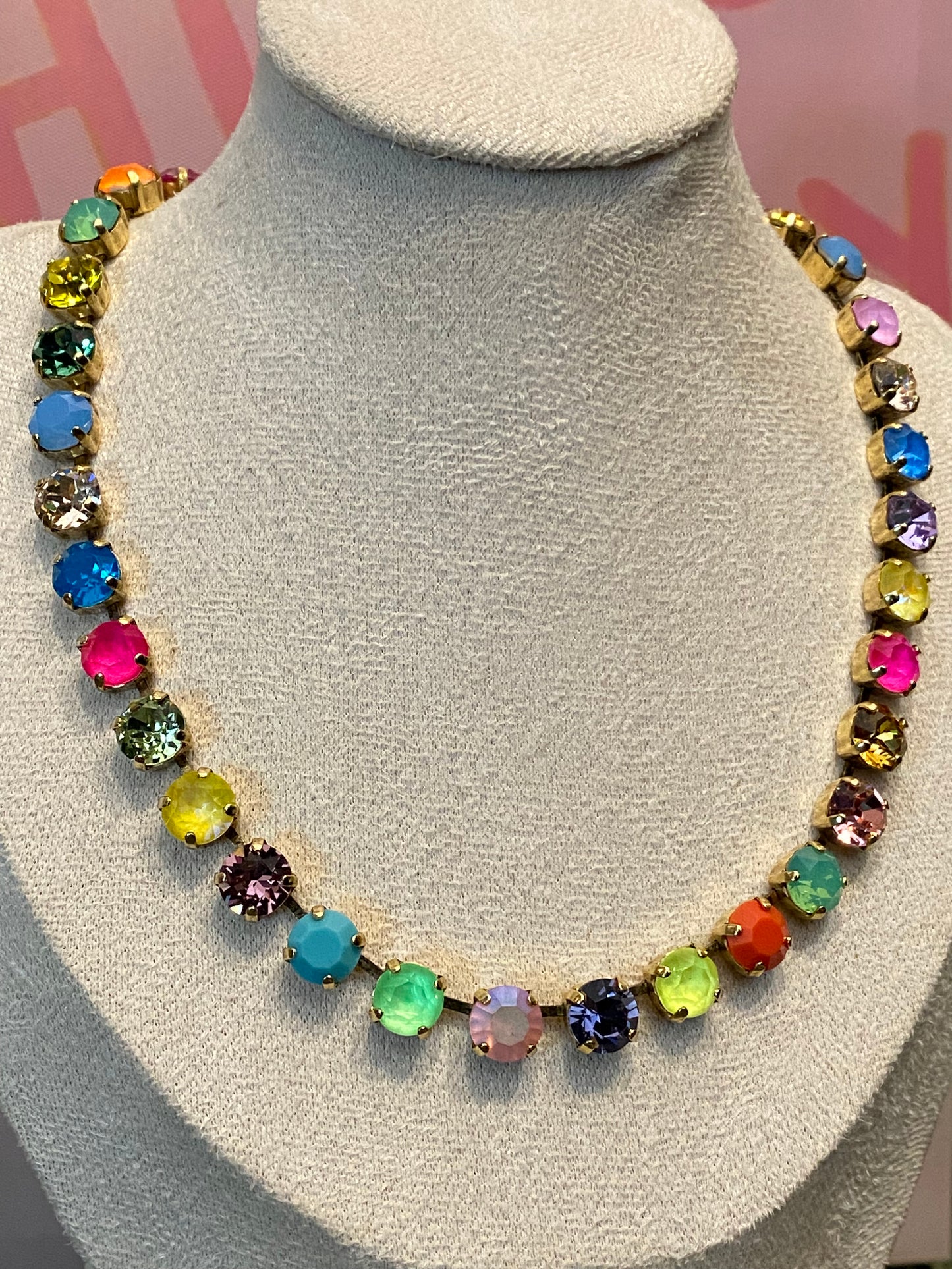 TOVA Necklace in Watermelon Pop