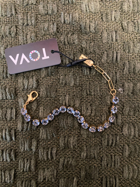 TOVA Sarina Bracelet in Light Sapphire Unfoiled