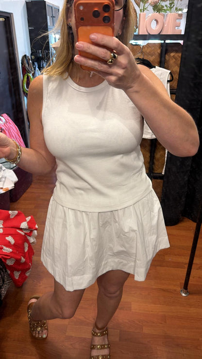 Knit Tank Top & Skort Set