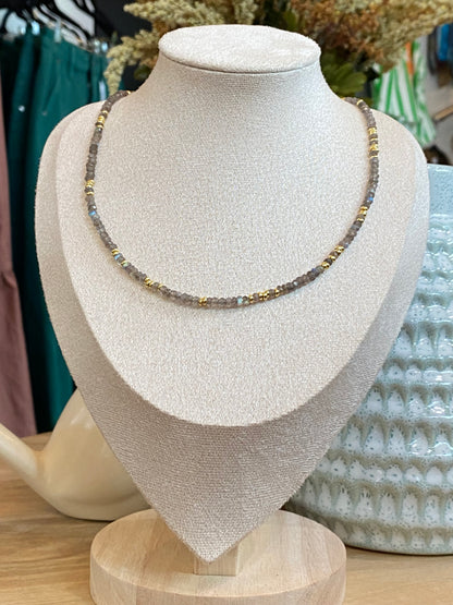 Indigo- Ines Labradorite Necklace