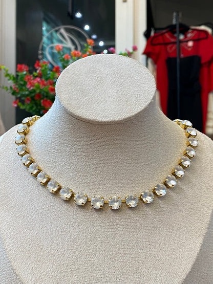 TOVA Oakland Necklace White Gold
