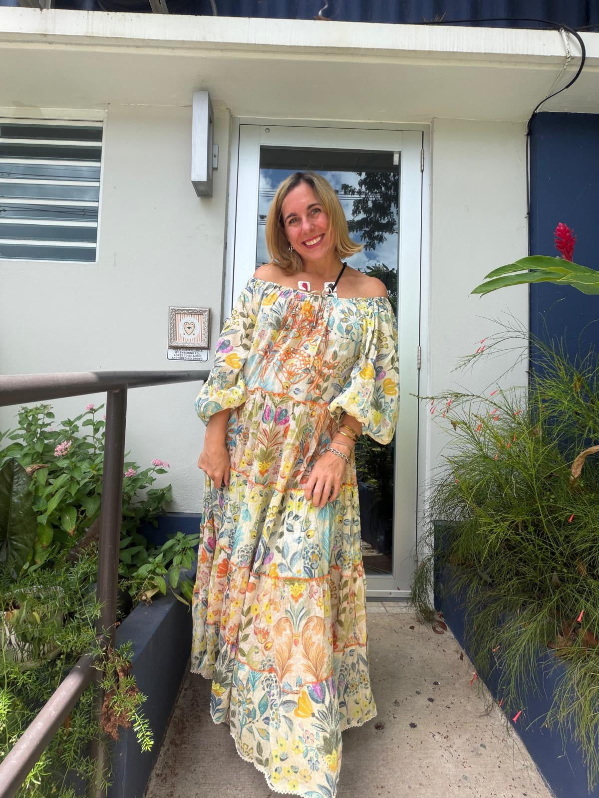 Vanilla Flowy Dress