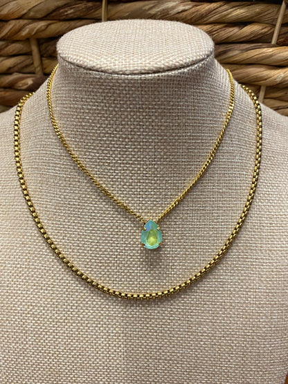 TOVA Lumi Necklace Mint