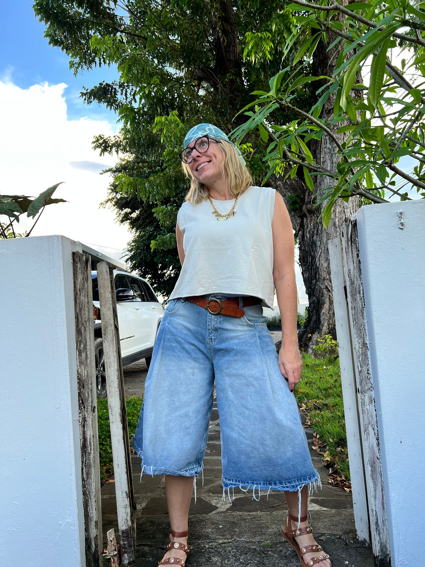 Andreina oatmeal basic top