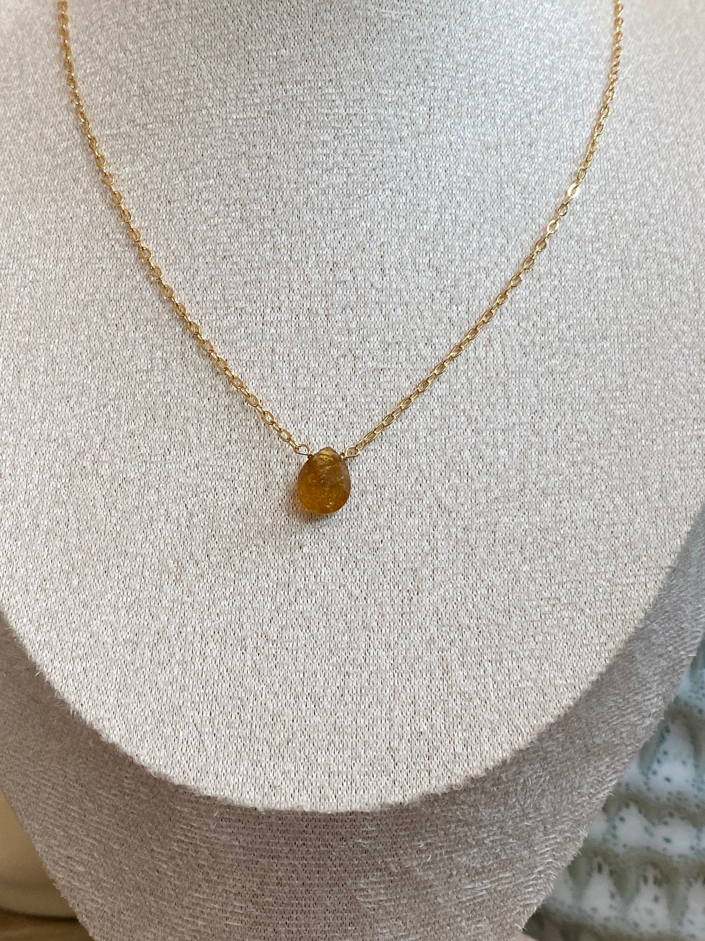 Indigo- Sofia Spressartite Necklace