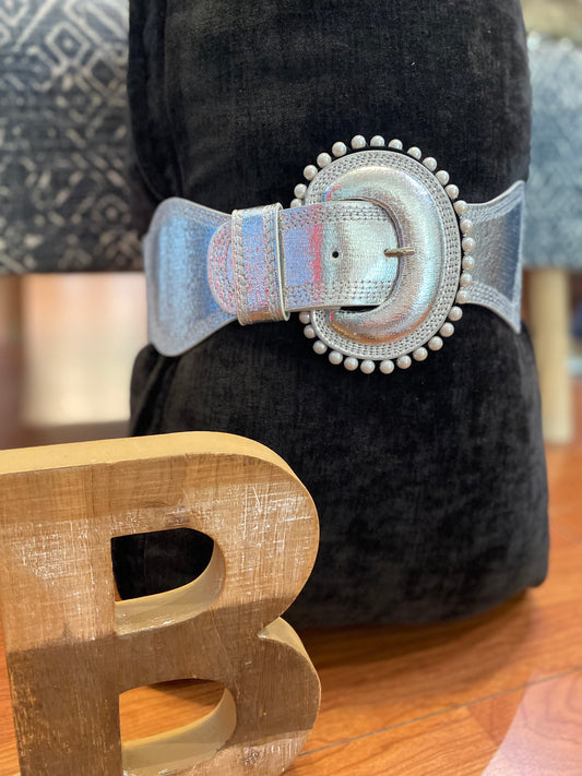 Statement buckle belt