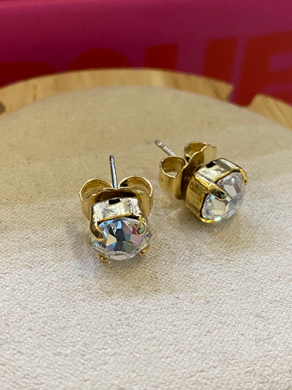 TOVA Oakland Studs in Clear