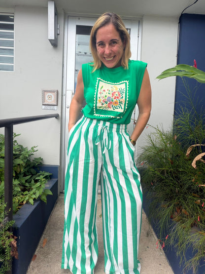 Garden in Green Top