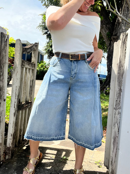 Jorts denim pants