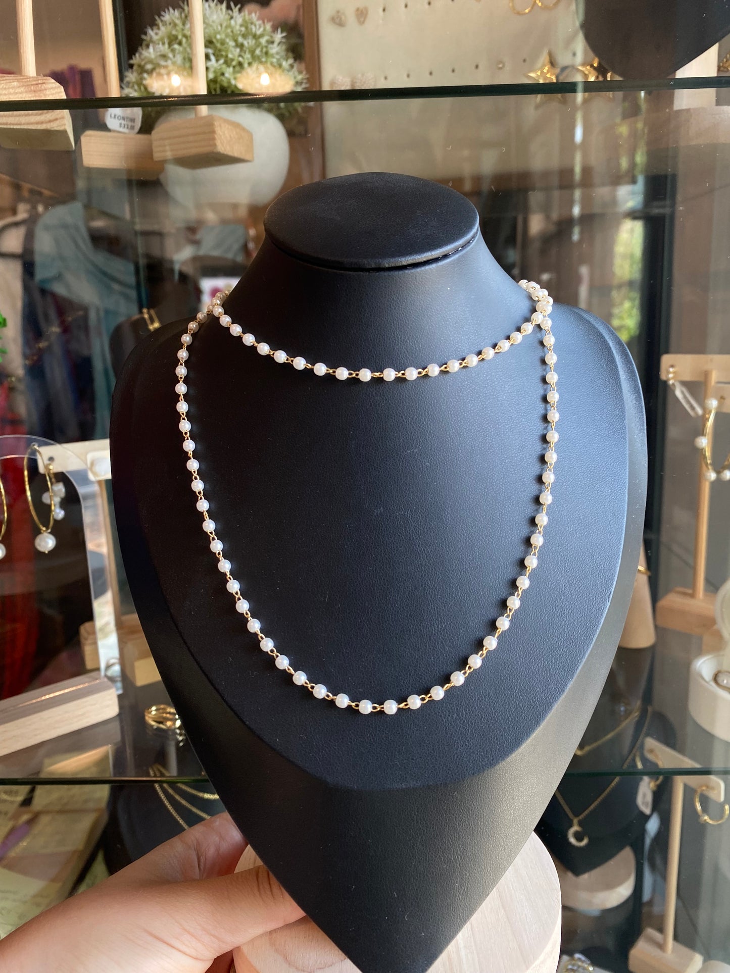 Pearl Long Necklace