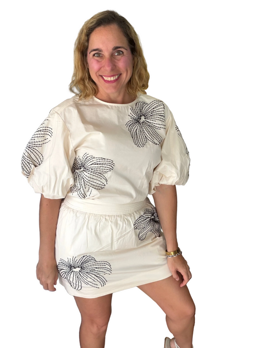 Flora Ecru Set