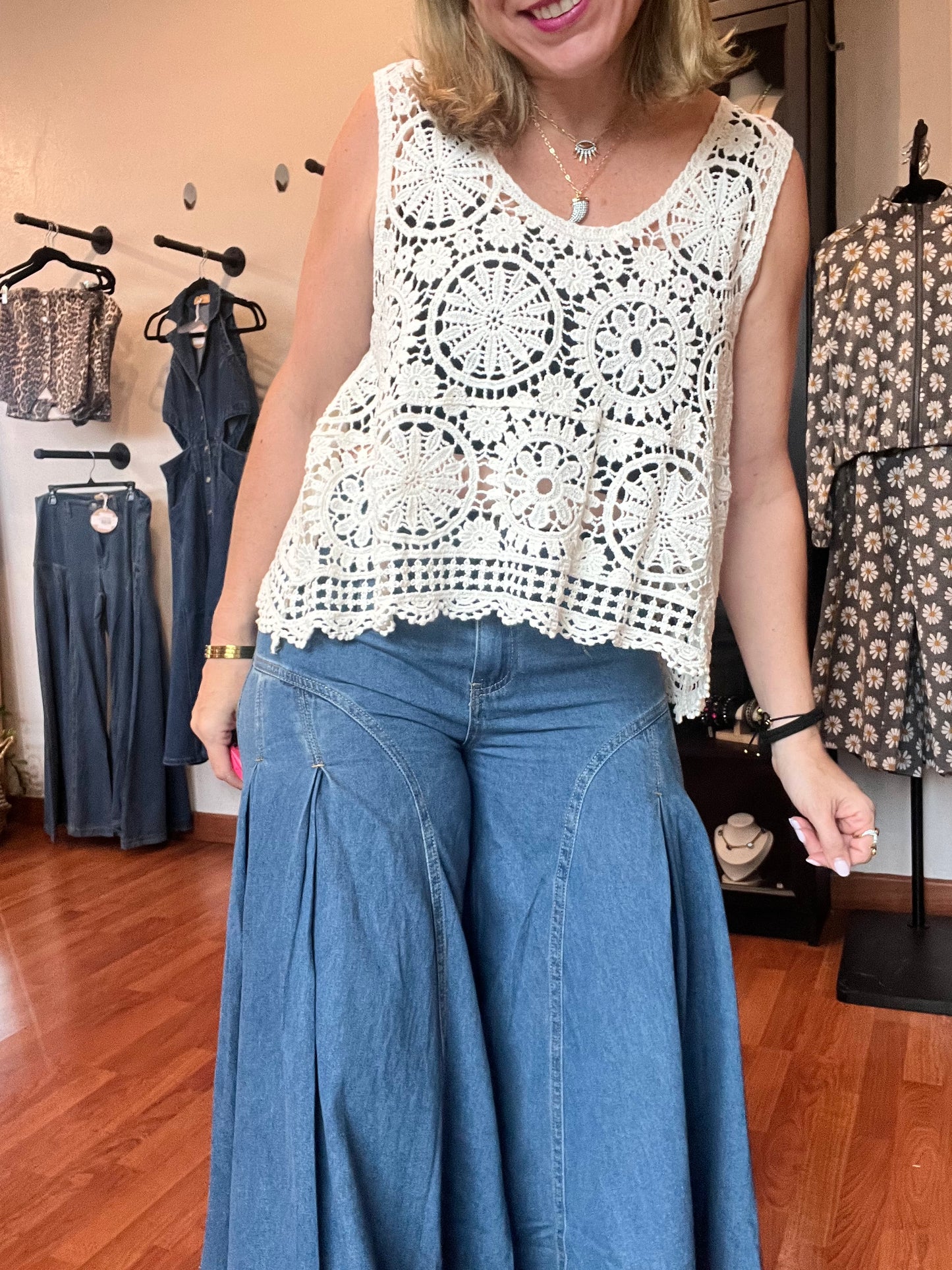 Alondra Crochet Top
