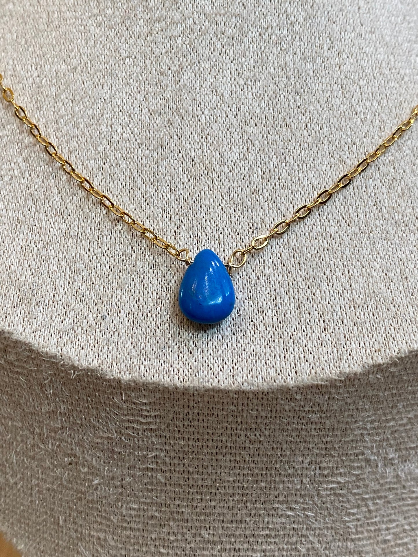Indigo- Sofia Necklace in Ceruleite