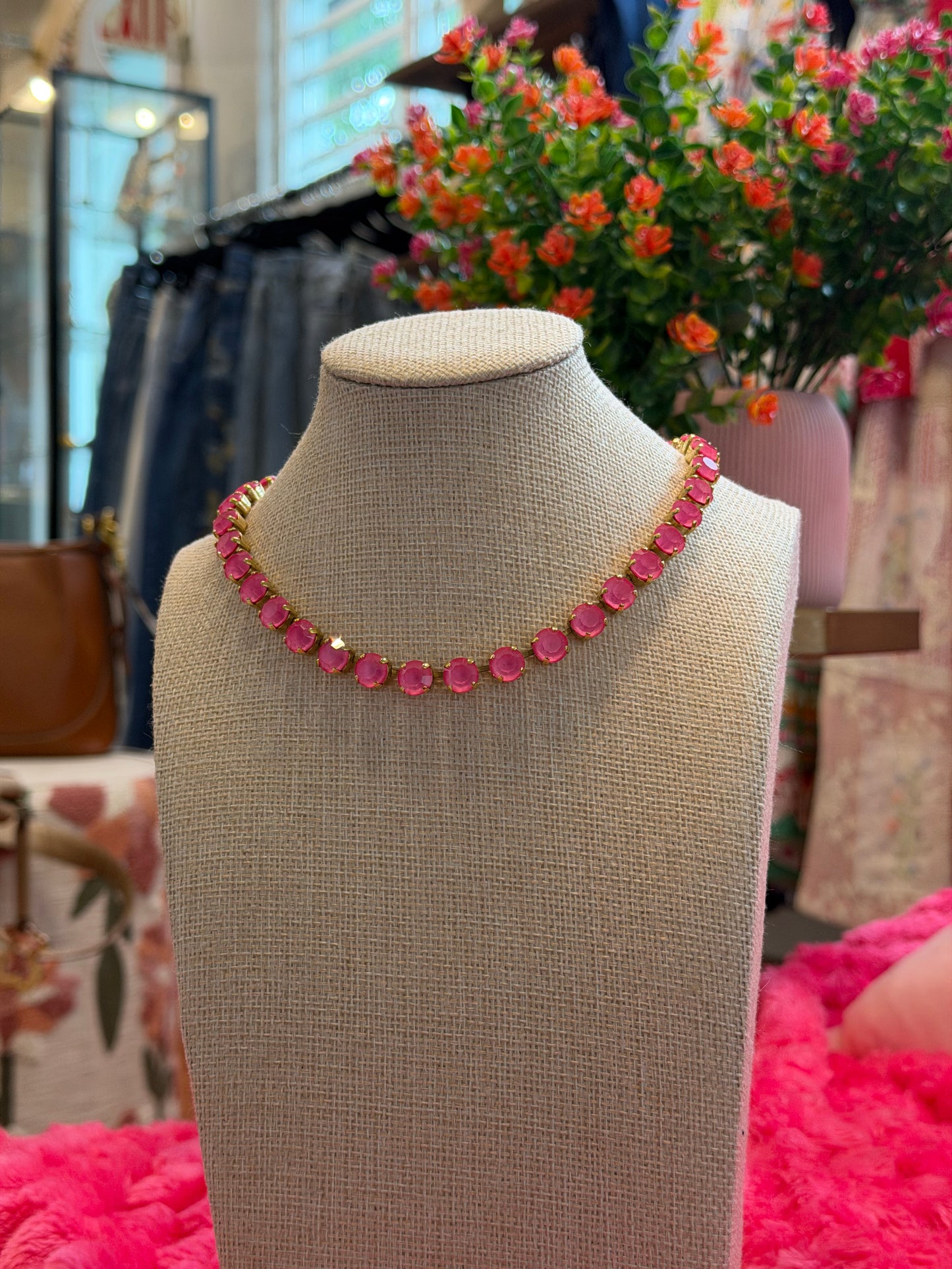 TOVA Oakland Necklace in Ultra Orchid