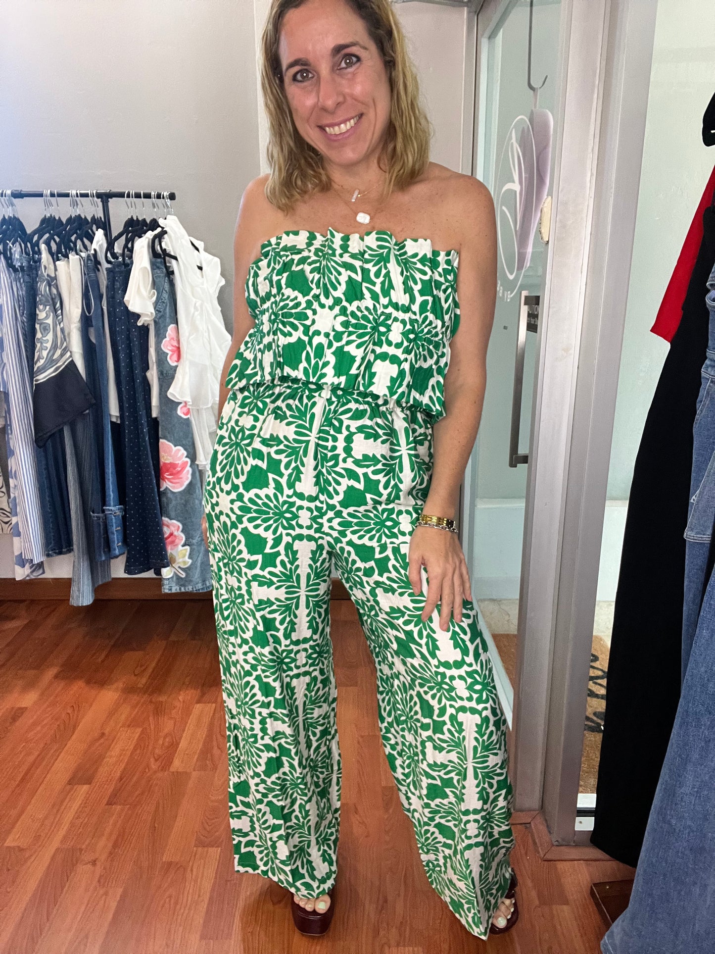 Verde amor jumpsuit