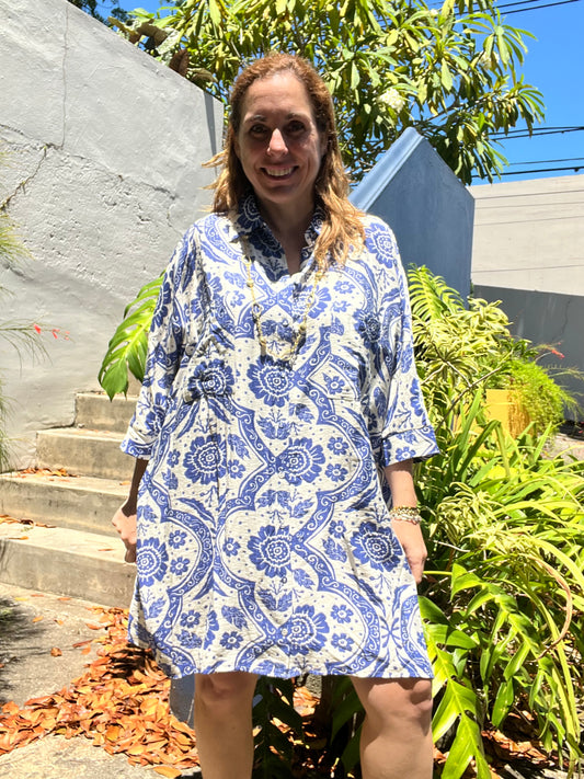Devine blue dress