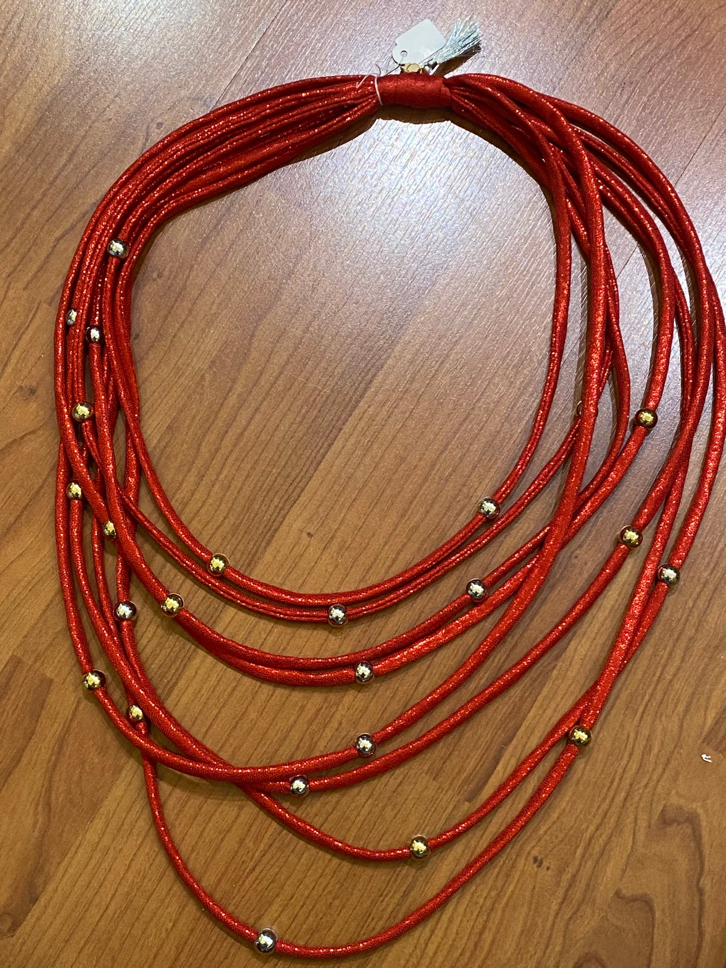 Flecos: Metálicos con beads
