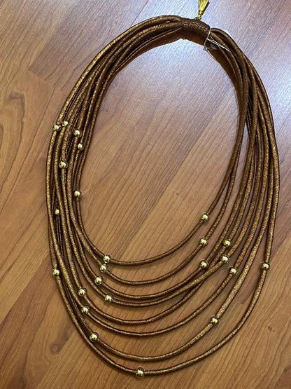 Flecos: Metálicos con beads