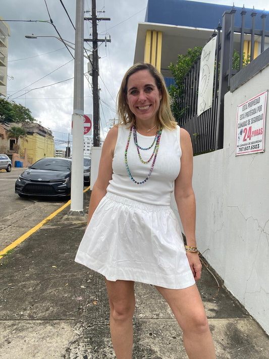 Knit Tank Top & Skort Set