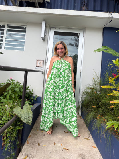 Resort Green Dress