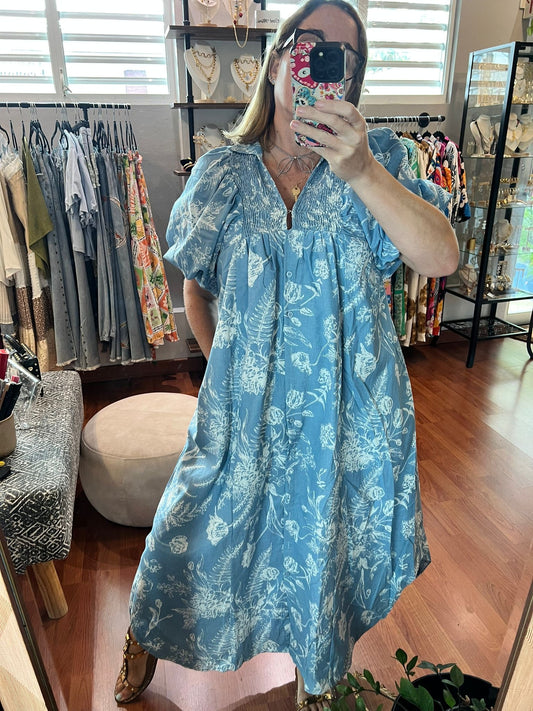 Blue Maxi Dress