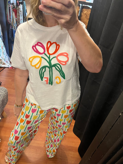 Flower power tshirt