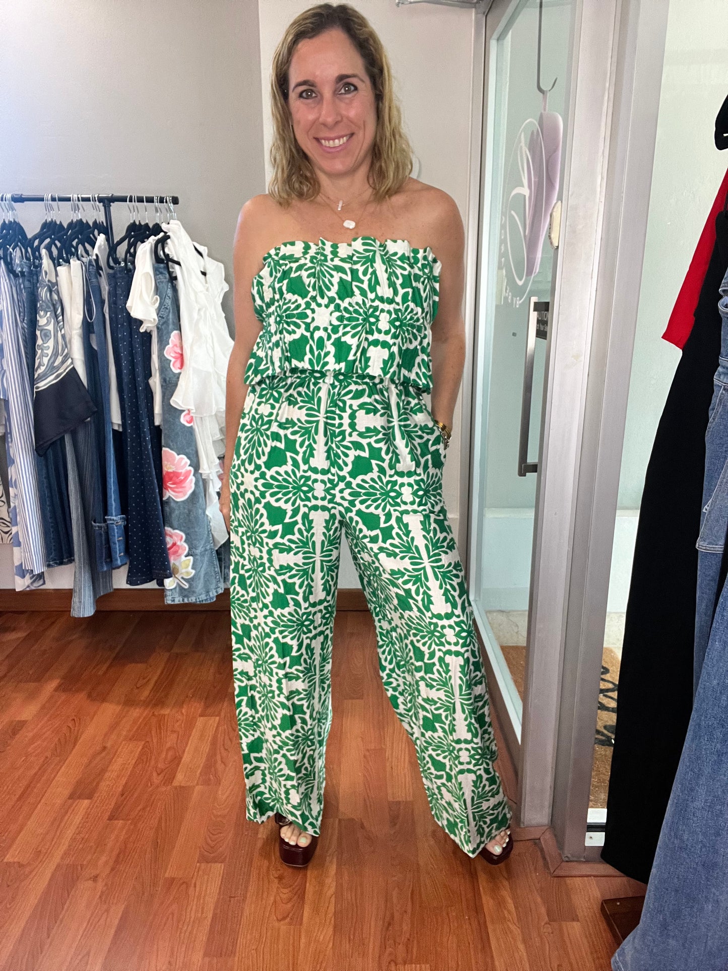 Verde amor jumpsuit