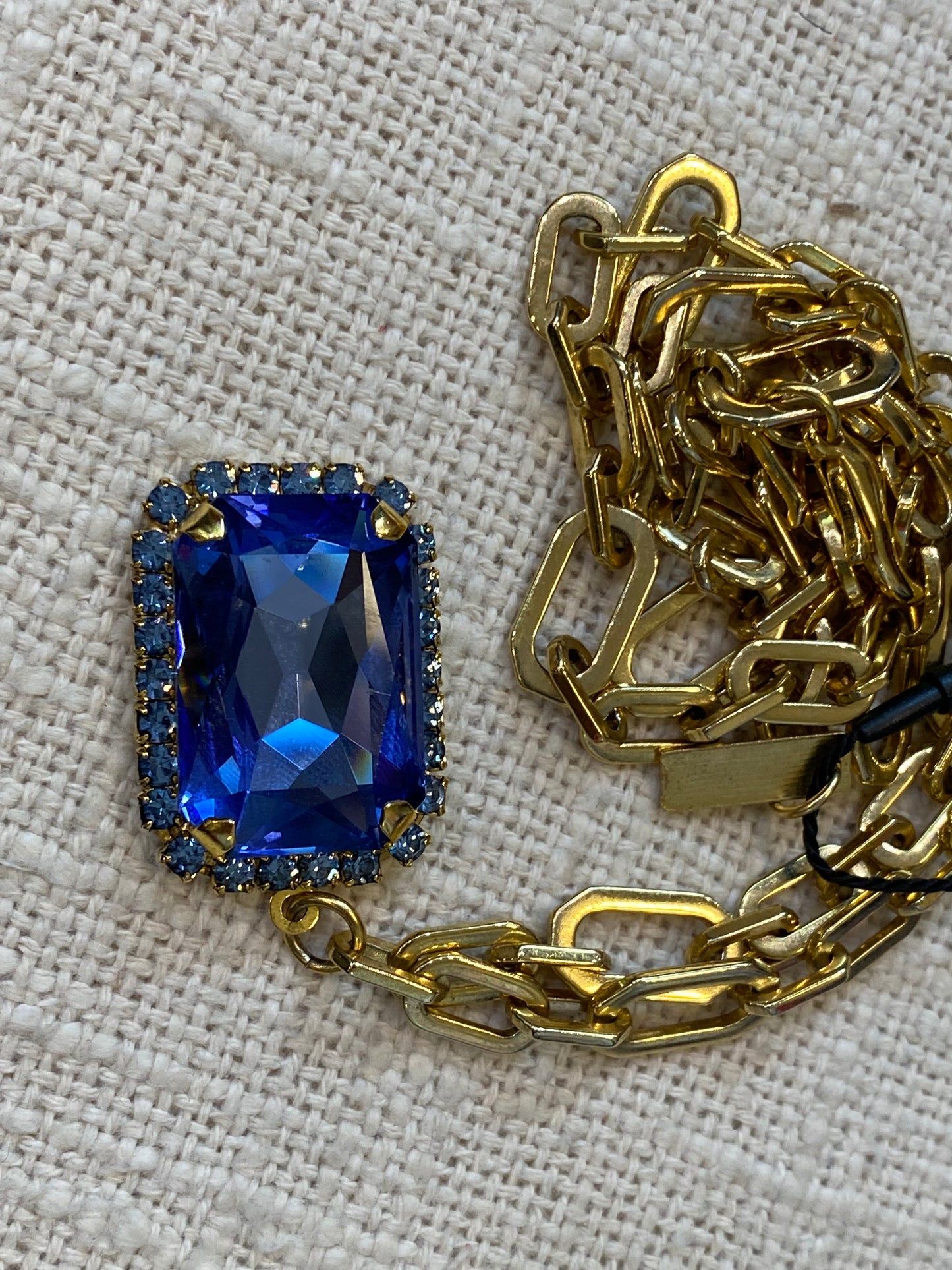 TOVA Mini Soleil Necklace Blue