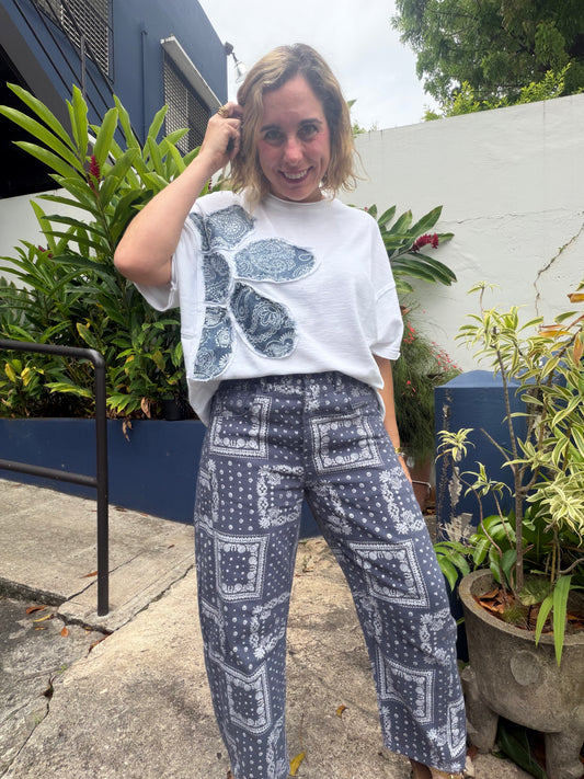 Bandana Barrel Denim
