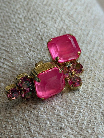 TOVA Lianne Earrings in Ultra Fuchsia
