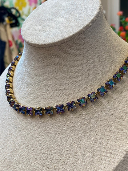 TOVA Oakland Necklace in Purple Bohemian Wonderland
