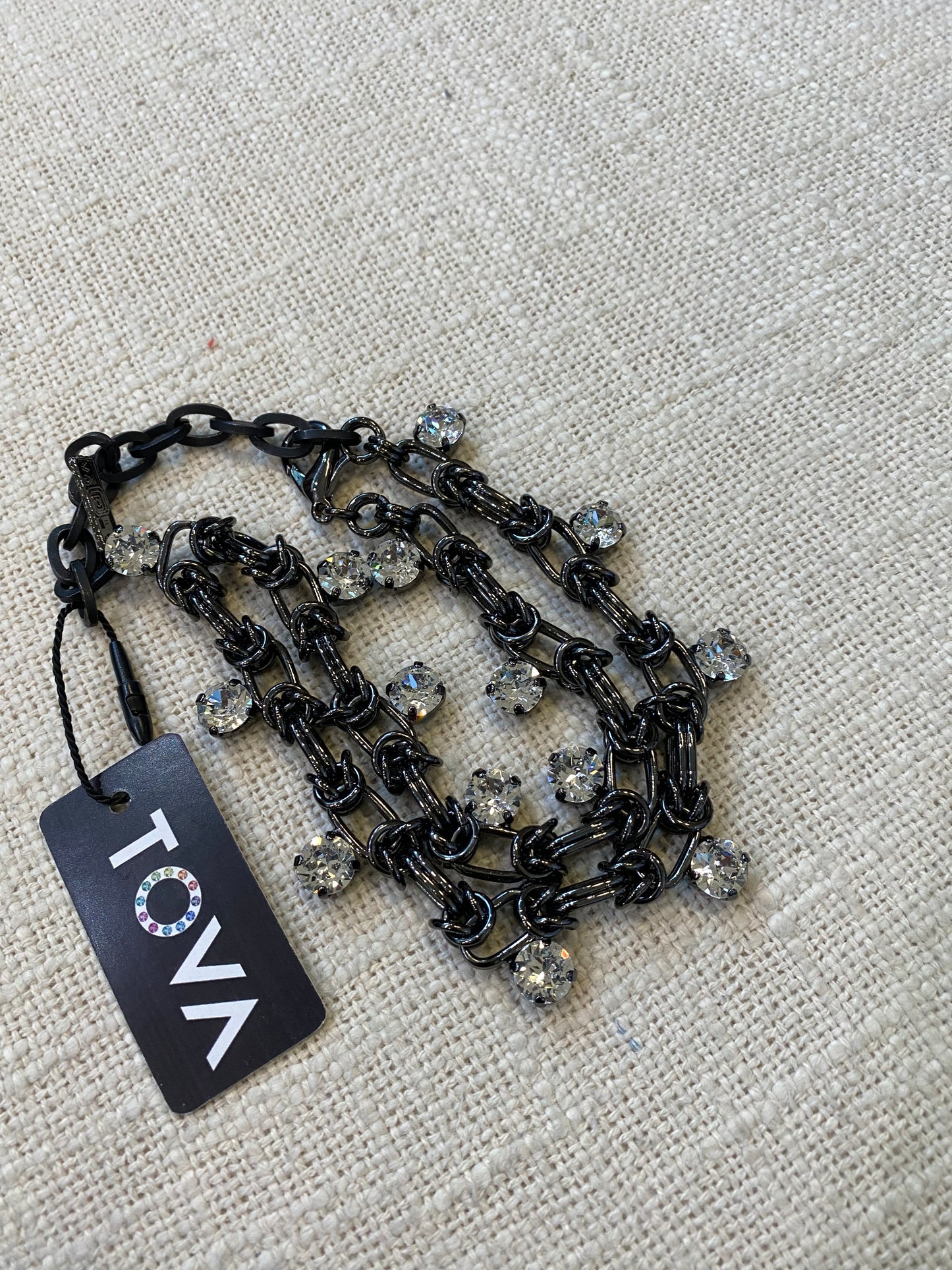 TOVA Priscilla Necklace black