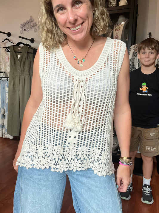 Nory Crochet Top