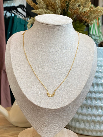Indigo- Wings Necklace