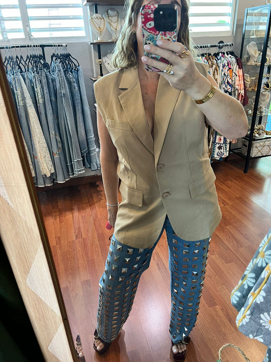 Beige Vest