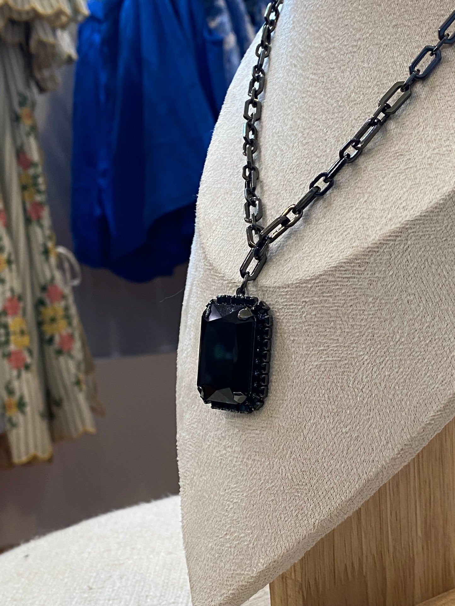 TOVA Black Sky Mini Soleil Necklace