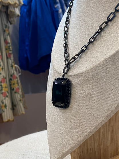 TOVA Black Sky Mini Soleil Necklace