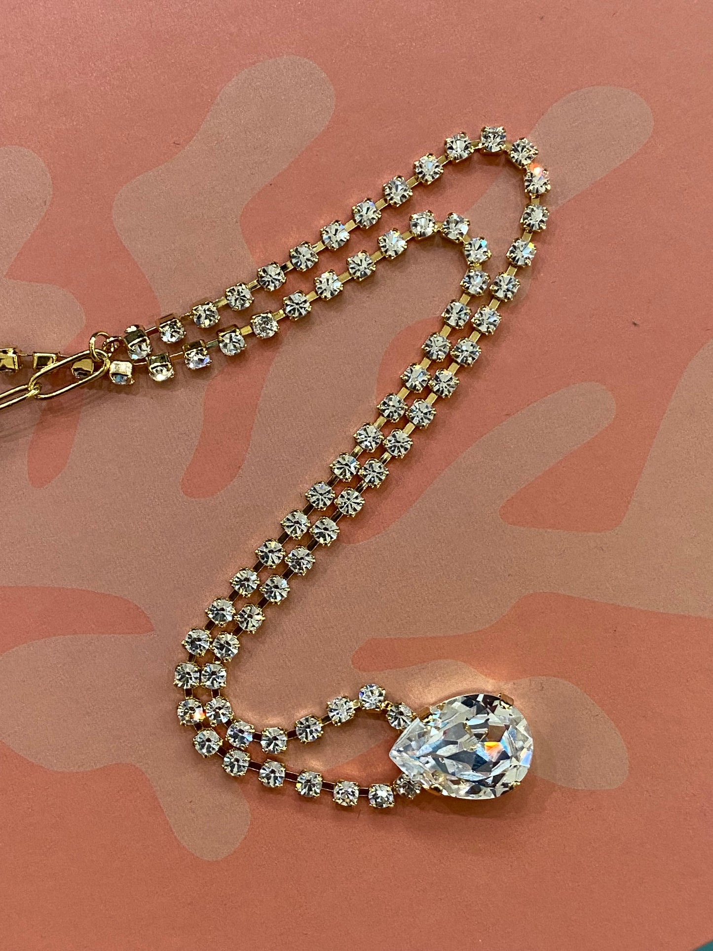 TOVA Milli Necklace in Clear
