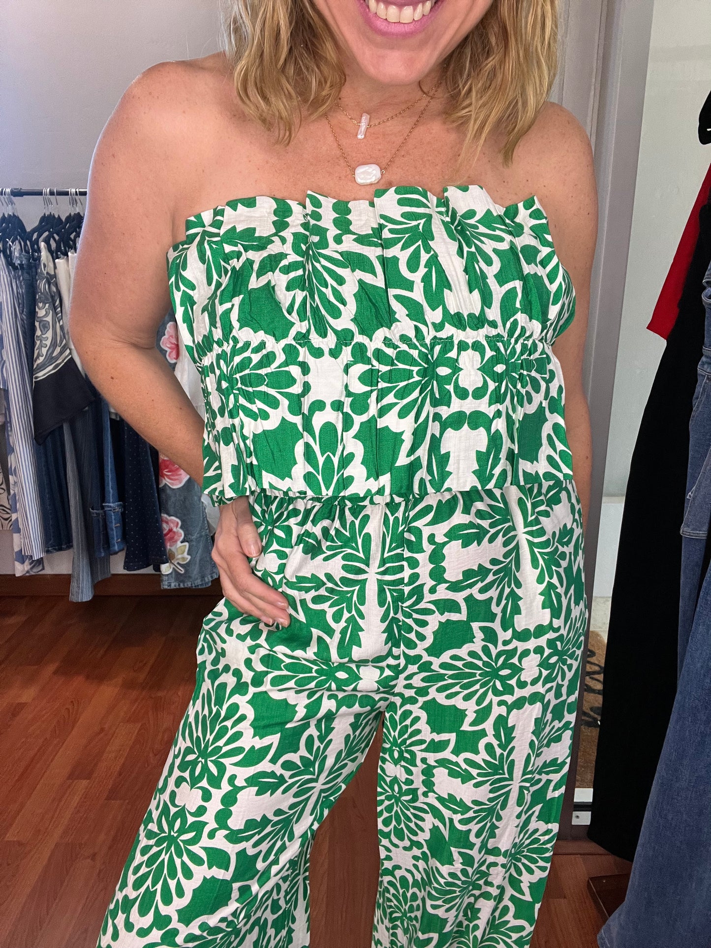 Verde amor jumpsuit